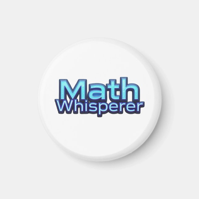 Aimant Chuchoteur de Maths (Devant)