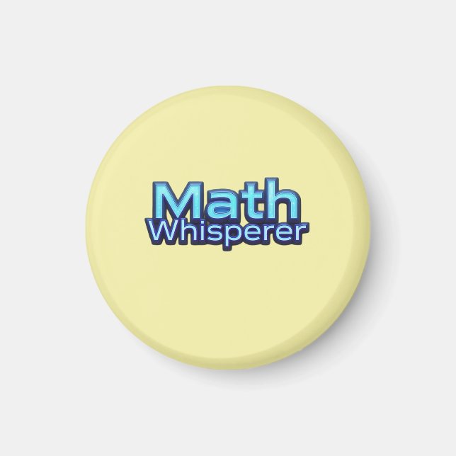 Aimant Chuchoteur de maths (Devant)