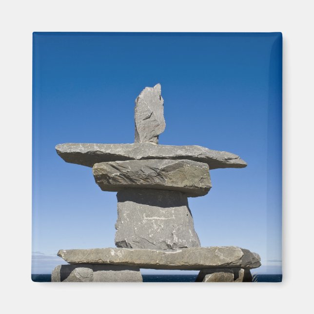 Aimant Churchill, Manitoba. Inukshuk (Devant)