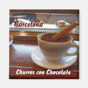 Aimant Churros con Chocolate, Barcelone