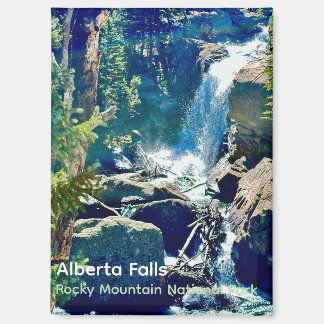 Aimant Chute Alberta, Parc national des Montagnes Rocheus