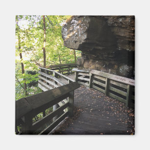 Aimant chutes de Brandywine sentier en bois