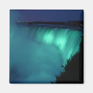 Aimant Chutes de fer à cheval au Niagara Falls Aqua Glow 
