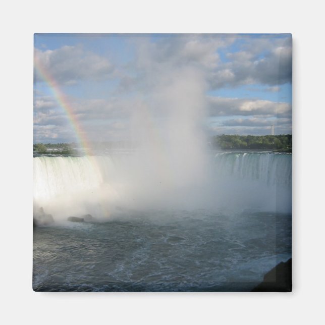 Aimant Chutes Et Arc-En-Ciel Du Côté Canadien (Devant)