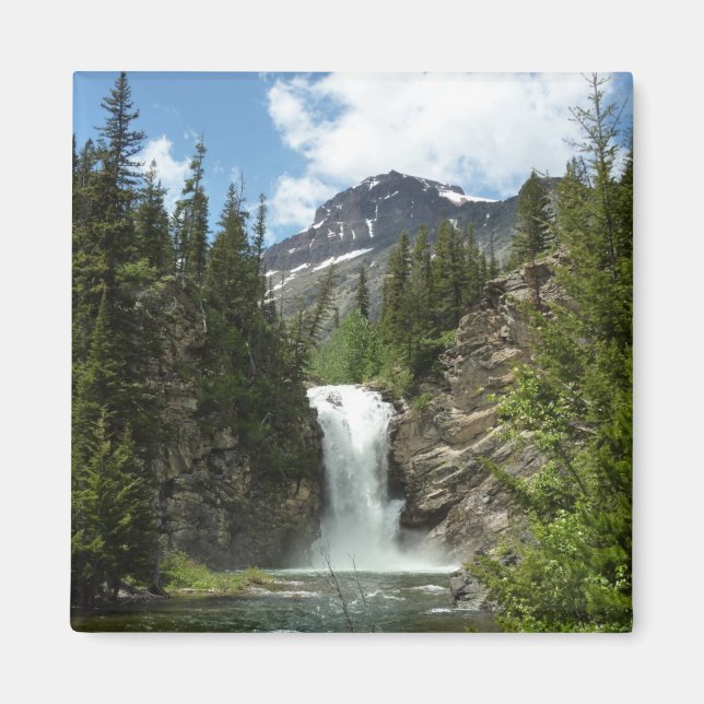 Aimant Chutes Running Eagle au parc national de Glacier (Devant)