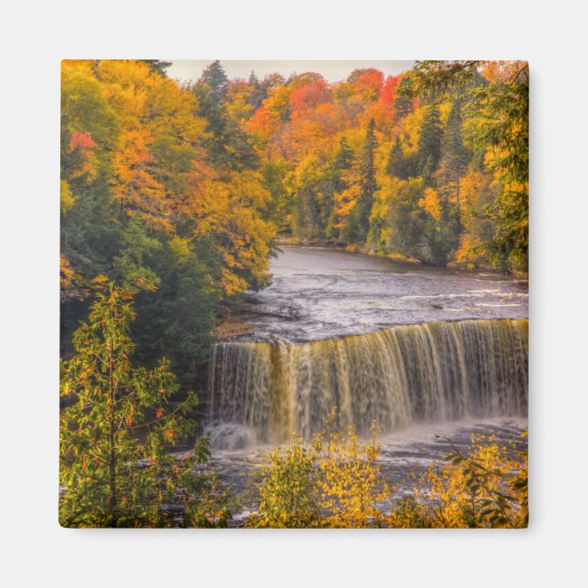 Aimant Chutes supérieures avec couleurs d'automne (Devant)
