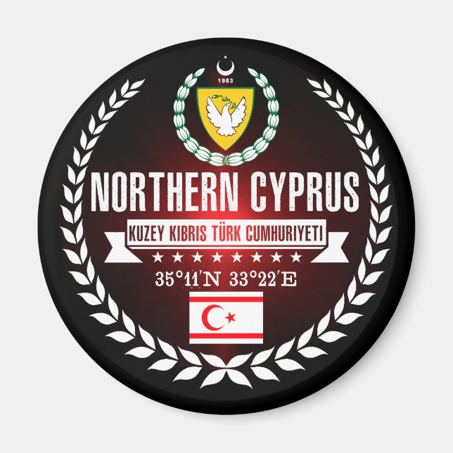 Aimant Chypre du Nord (Devant)