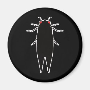 Aimant Cicadas Cicada Zombie Bugs - Geek d'enttomologie