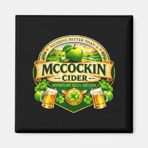 Aimant Cidre Mccockin mccain humour drôle de la Saint-Pat