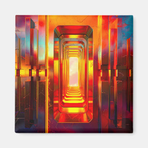 Aimant Ciel céleste métallique