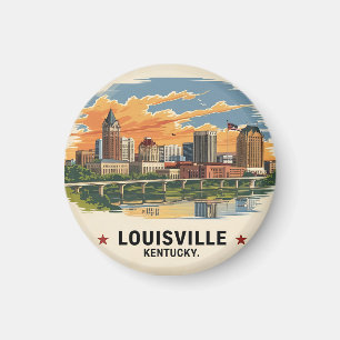 Aimant Ciel de Louisville Kentucky États-Unis