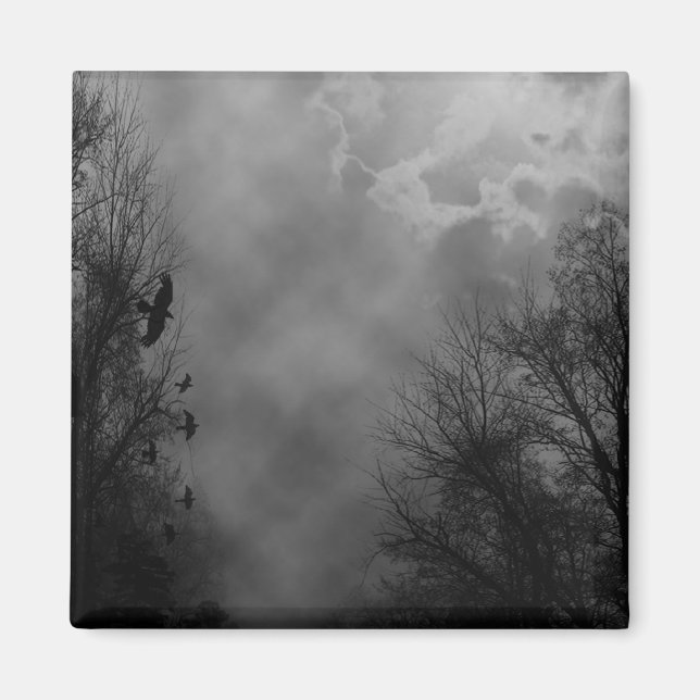 Aimant Ciel gothique hanté (Devant)