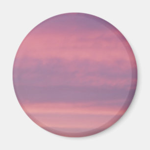 Aimant ciel rose violet