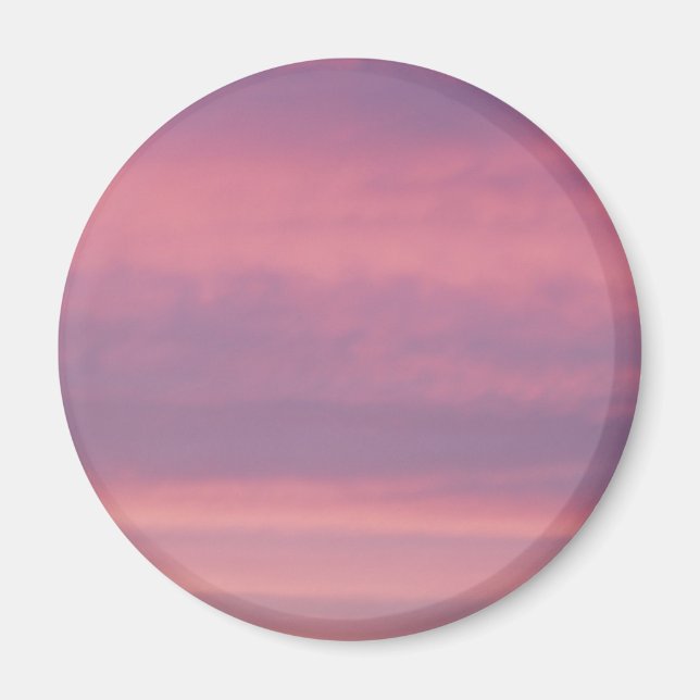 Aimant ciel rose violet (Devant)