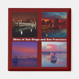 Aimant Ciels de San Diego et San Francisco