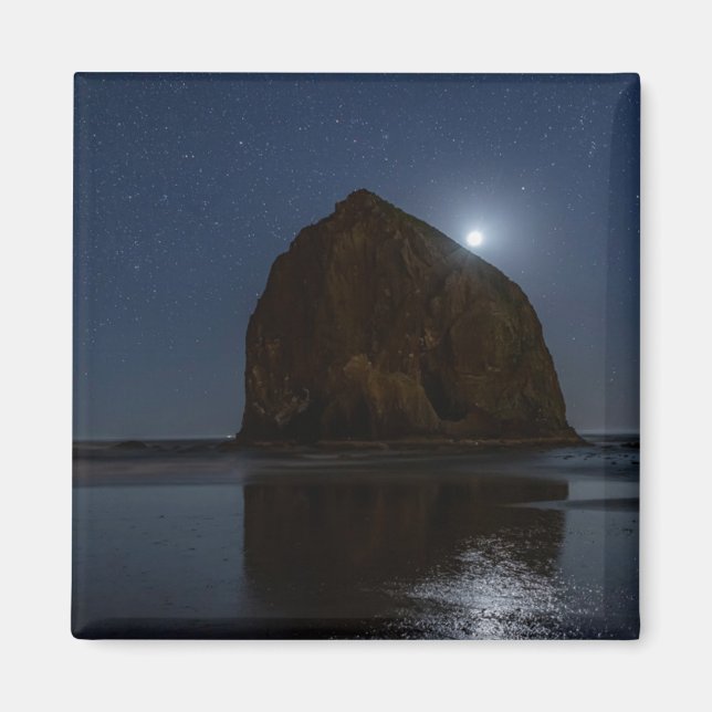 Aimant Cieux au-dessus de Haystack Rock | Cannon Beach, O (Devant)