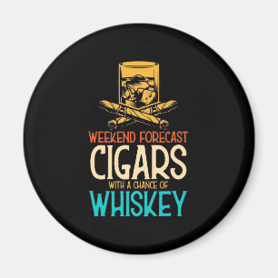 Aimant Cigares Week-End Avec Chance Whiskey