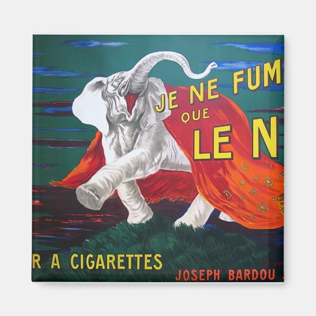 Aimant cigarettes éléphantes-1900 (Devant)