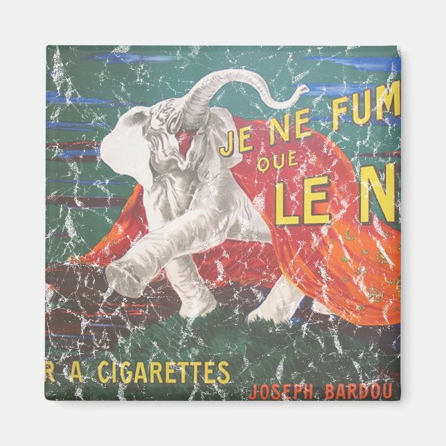 Aimant cigarettes éléphantes-1900 - en détresse (Devant)