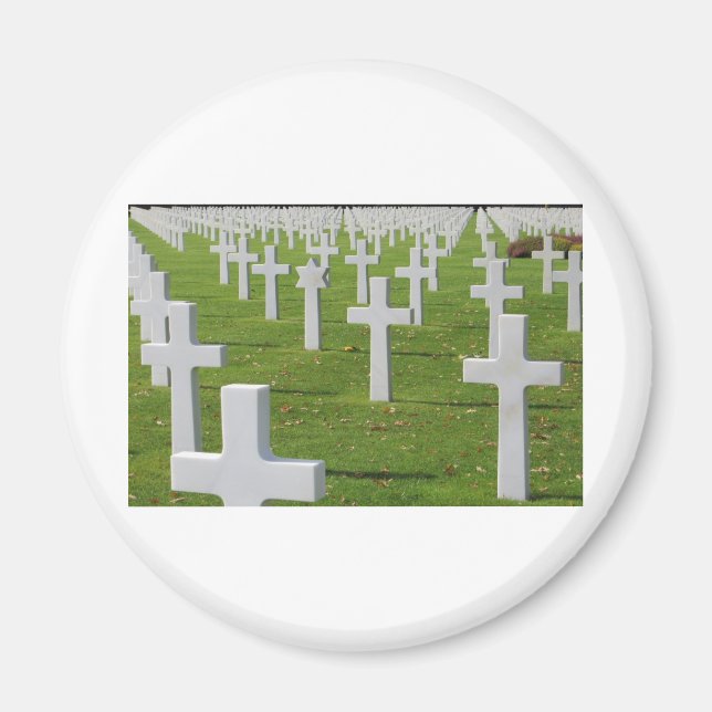 Aimant Cimetière américain en Normandie (Devant)