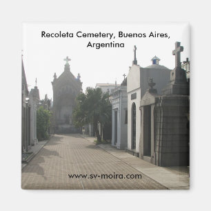 Aimant Cimetière Recoleta, Buenos Aires, Argentine