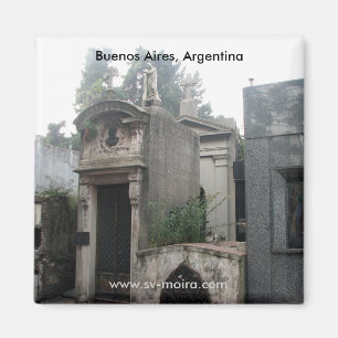 Aimant Cimetière Recoleta, Buenos Aires, Argentine