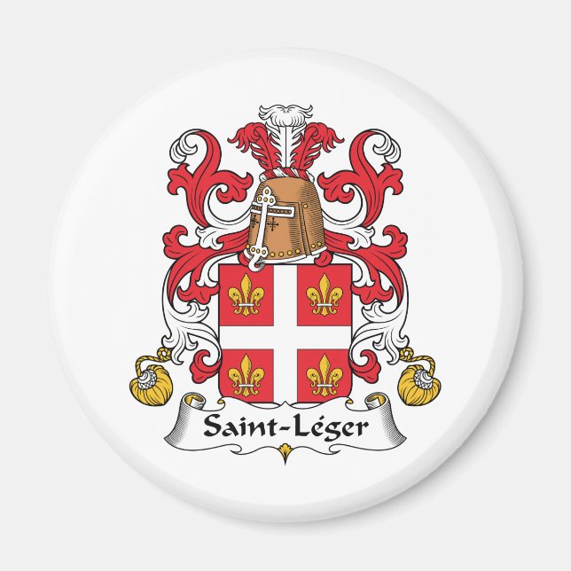 Aimant Cimier de la famille Saint-Léger (Devant)