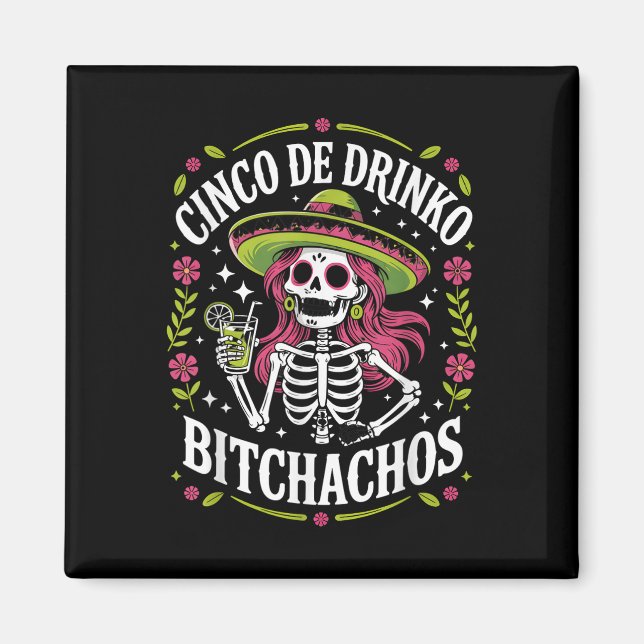 Aimant Cinco De Drinko Achos Cinco De Mayo (Devant)