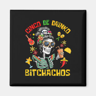 Aimant Cinco De Drinko Achos Cinco De Mayo Boire