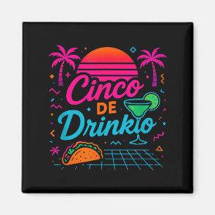 Aimant Cinco de drinko fête cinq de mayo mens fiesta 5