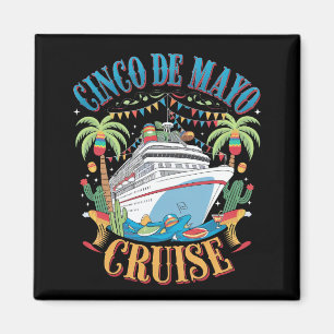 Aimant Cinco De Mayo Cruise Mexique Bateau mexicain Fiest