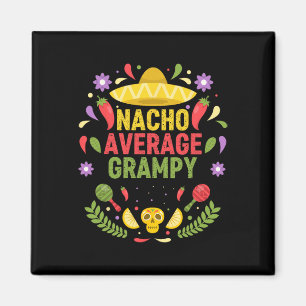 Aimant Cinco De Mayo Drôle Nacho Grampy moyen 