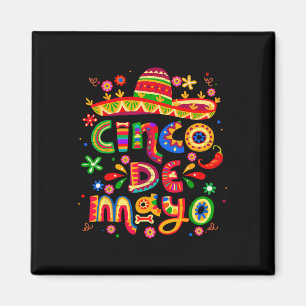 Aimant Cinco De Mayo Fête Mexicaine Célébrer 5 De Mayo M