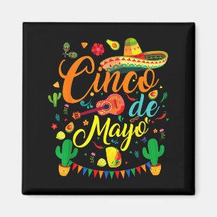Aimant Cinco de mayo fête mexicaine drôle party du 5 mai