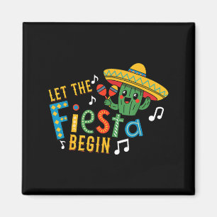 Aimant Cinco de mayo laissez la fiesta commencer drôle me