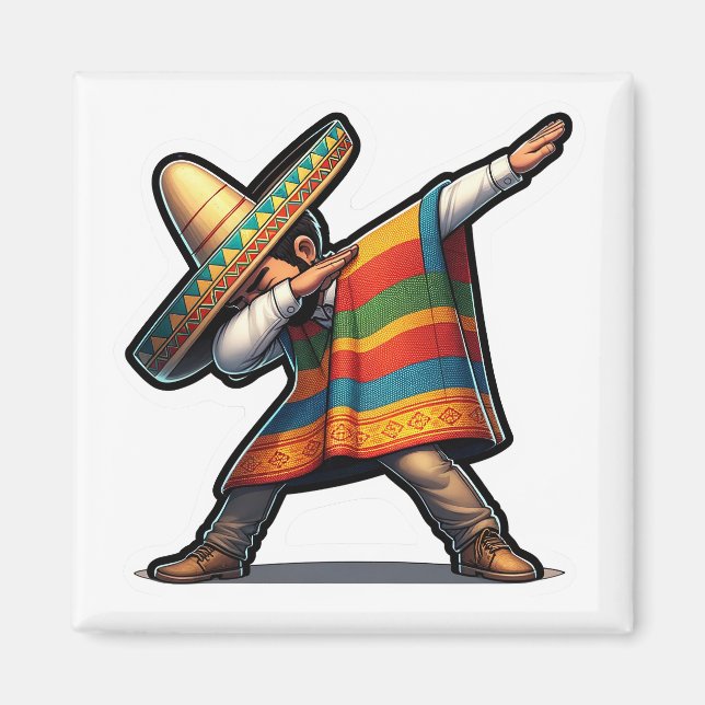 Aimant Cinco de Mayo Man (Devant)