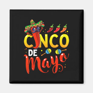 Aimant Cinco De Mayo pour hommes femmes enfants Fiesta me