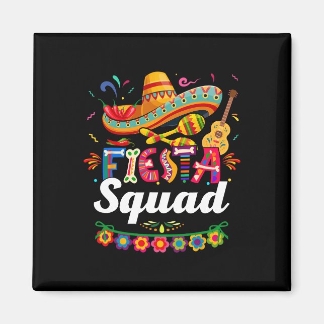 Aimant Cinco De Mayo Tee Parti Mexicain Cinco (Devant)