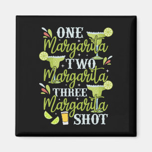 Aimant Cinco De Mayo Une Margarita Deux Margarita Trois M