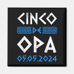 Aimant Cinco De Opa Drôle Cinco De Mayo Ea Grec Orthodoxe