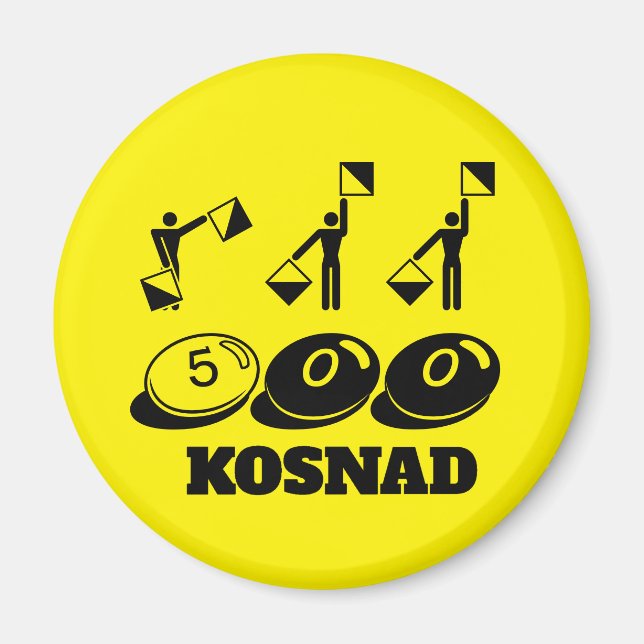 Aimant cinq centième broche créée pour vous par l'équipe (Devant)