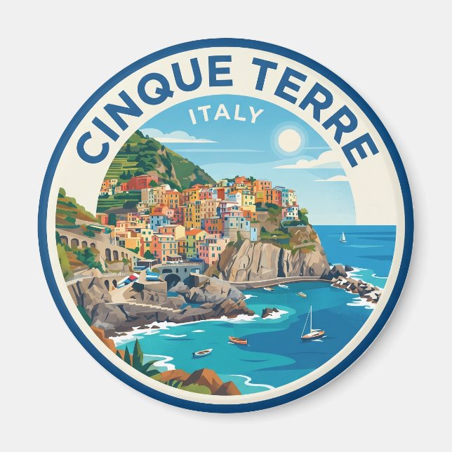 Aimant Cinq Terres Italie (Devant)