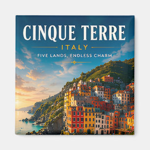 Aimant 🌅 Cinque Terre Italie Village Côtier