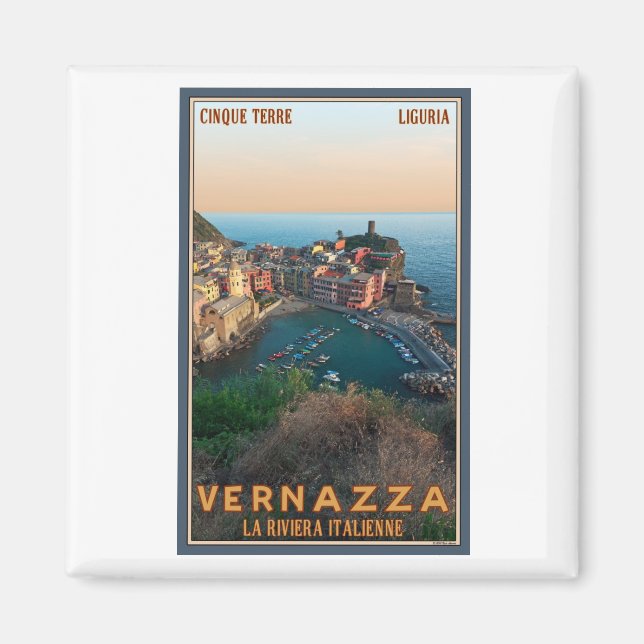 Aimant Cinque Terre - Vernazza (Devant)