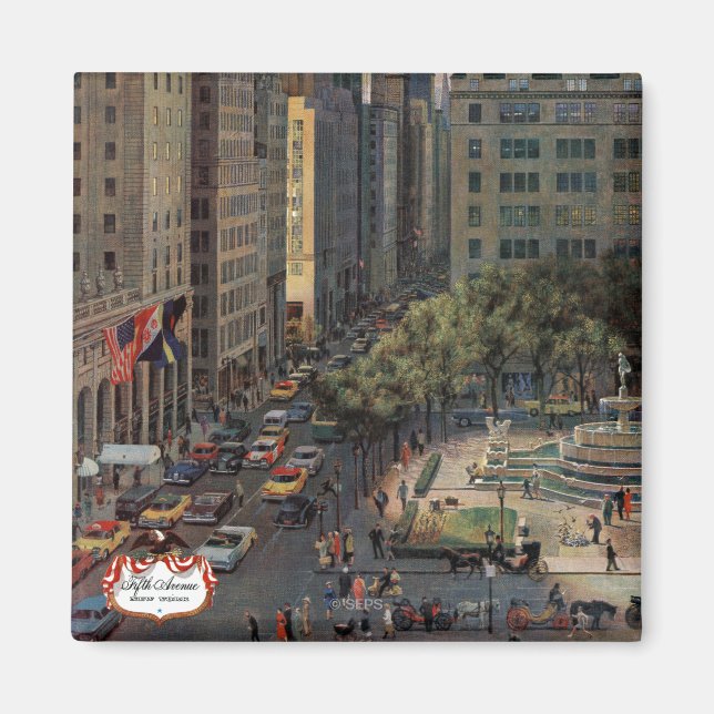 Aimant Cinquième avenue par John Falter (Devant)