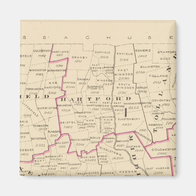 Aimant Circonscriptions du Congrès (Devant)