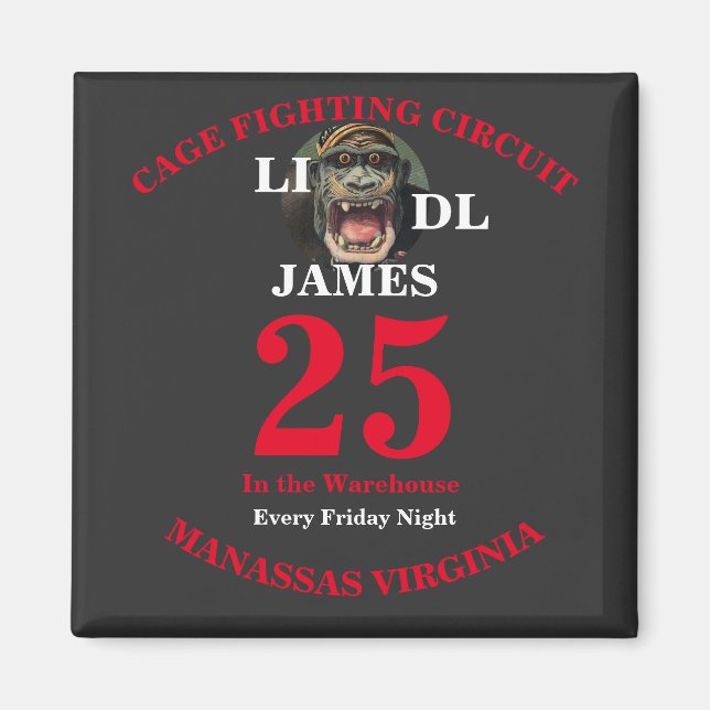 Aimant Circuit de combat LI DL Cage dans l'entrepôt (Devant)