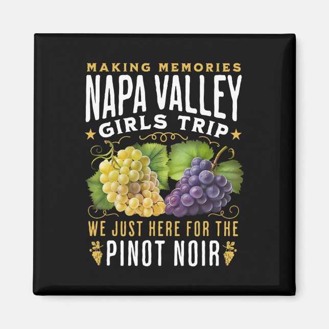 Aimant Circuit de vignobles de Napa Valley entre filles d (Devant)
