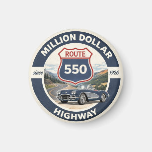 Aimant Circuit Million Dollar Highway Route 550 cadeau vo