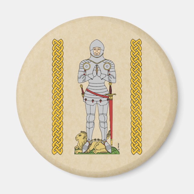 Aimant Cirque du Chevalier Médiéval Anglais 1430 (Devant)